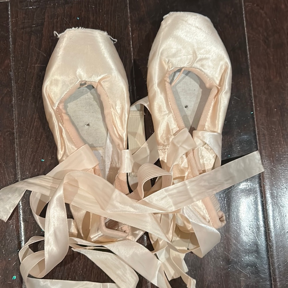 Dead point shoes for painting/ diy #ballet #pointshoes